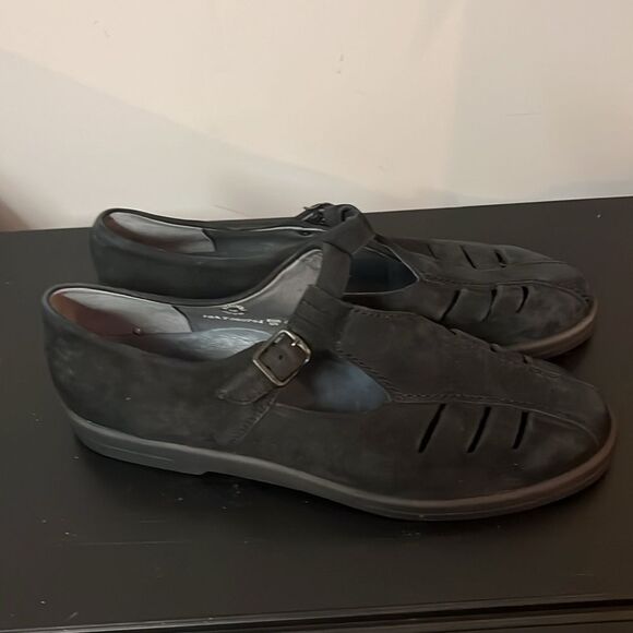 MEPHISTO Cool Air Black Suede Mary Jane Shoes Size 11 B57 - Picture 3 of 9